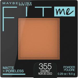 lot 4472 image: Maybelline Fit Me Matte  Poreless Pressed Face Powder Makeup & Setting Powder, Coconut, 1 Count