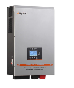 lot 2879 image: AMPINVT5KW DC 48V Split Phase PureSine Wave Off grid SolarInverter Charger - Retail $800