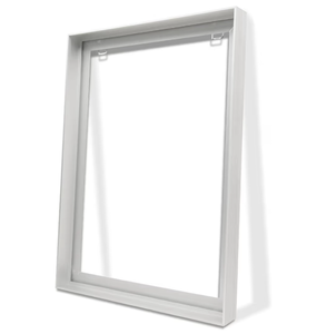 lot 2901 image: ARTGOW Metal Floating Frame for 31x41 (2in deep)Canvas Oil Paintings, DIY Canvas Frame with 1.5 Deep, Floater Frames for Prints Wall ArtPortraitLandscape White Frame - Retail $0