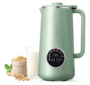 lot 2921 image: Soy Milk Maker Machine, 27oz Nut Milk Maker, Stainless Blender for Homemade Almond, Oat, Coconut, Soy Milk, with Delay StartKeep WarmBoil WaterSelf-Cleaning,Green - Retail $0