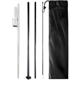 lot 2945 image: Feather Flag Pole Kit with Rotating Ground Spike - Retail $0