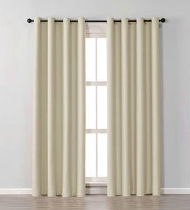 lot 2965 image: Blackout curtains 4 panel  - Retail $0