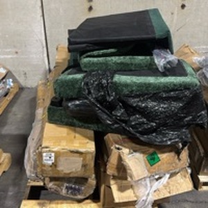 lot 9997 image: Furniture Pallet #2 misc Furniture Large Pieces (incomplete as some pieces are missing the 2nd box) - Retail $0