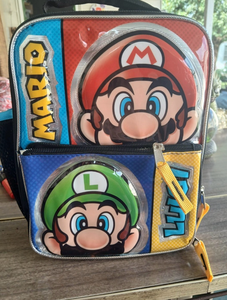 lot 40820 image: Mario and Luigi Lunch Bag
