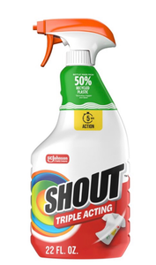 lot 40861 image: Shout Triple-Acting Laundry Stain Remover Spray
