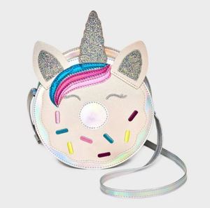 lot 40862 image: Unicorn Donut Crossbody Bag