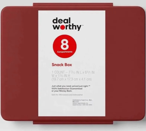 lot 40872 image: Deal Worthy 8-Compartment Snack Box