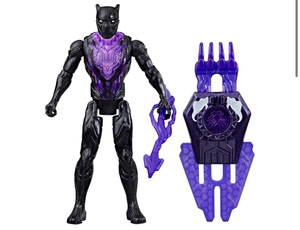 lot 40878 image: Marvel Black Panther Titan Hero Action Figure with Purple Accent