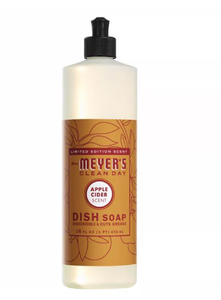 lot 40884 image: Mrs. Meyers Clean Day Apple Cider Dish Soap - Limited Edition