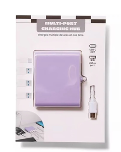 lot 40887 image: Vivitar USB Charger Slim 4 Ports - Purple