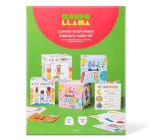 lot 40904 image: 15ct Classroom Craft About Me Photo Cubes Coloring Kit, Teacher Supplies - Mondo Llama