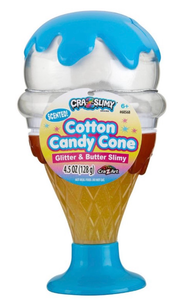 lot 40918 image: Cra-Z-Slimy Cotton Candy Cone Glitter Slime