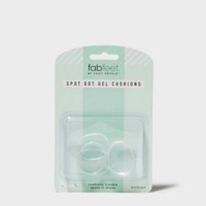 lot 40919 image: Fab Feet Gel Spot Dots Shoe Cushions - 6 Pack