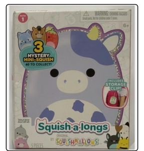 lot 40946 image: Squishmallows Clip-a-longs Mystery Pack Mini Plush Toy