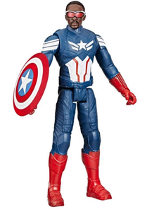 lot 40972 image: Captain America Brave New World Titan Hero Action Figure