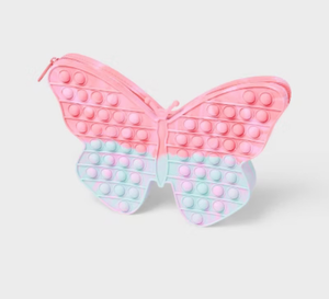 lot 40987 image: Pop It Butterfly Fidget Pencil Bag