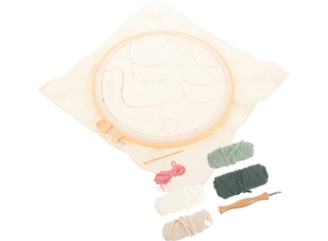 lot 40993 image: Punch Needle Embroidery Kit with Supplies