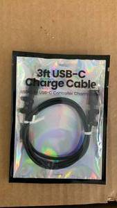lot 41259 image: GEMS 3ft USB-C to USB-C Gaming Cable with Controller Charm