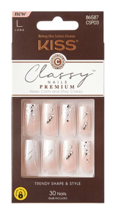lot 41260 image: Kiss Classy Premium Press-On Nails