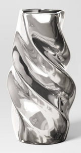 lot 41286 image: Threshold Silver Twist Decorative Vase