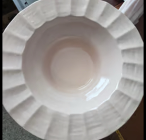 lot 41292 image: Threshold Studio McGee White Ceramic Bowl