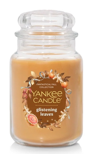 lot 41304 image: Yankee Candle Glistening Leaves Large Jar