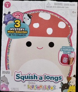 lot 41316 image: Squishmallows Squish-a-longs Series 1 Mystery Mini Set