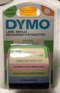 lot 41337 image: DYMO Pastel Label Refills Variety Pack