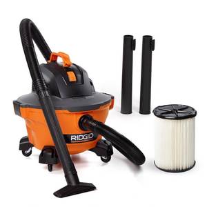 lot 5548 image: Ridgid Gal. 3.5 Peak HP NXT Shop Vacuum Wet Dry Vac with General Debris Filter, Locking Hose and Attachments HD06001 (Pre Owned) - Retail $127