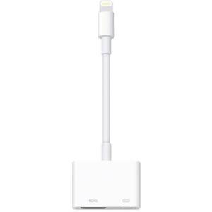 lot 39421 image: Lightning to HDMI Adapter for iPhone, Apple MFi Certified Digital AV Dongle,1080P Sync Screen Cable with Lightning Charging Port for iPhone, iPad to TVProjectorMonitor No Need Power Supply - Retail $10