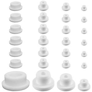 lot 39459 image: Bathtub Jet Covers 24 PCS Silicone Hole Plug Waterproof Tube Plugs White 4 Sizes Bathtub Plug Fit for 12mm 14mm 16mm 22-23mm Bathtub Hole - Retail $13