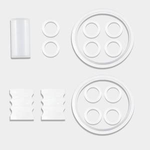 lot 39469 image: 15-Piece Soft Serve Ice Cream Machine Repair Kit O-Rings, Gaskets, Seals & Tubes for VEVOR, YIKAFU  Premium Food-Grade Silicone, Leak-Resistant, Easy Installation for Commercial & Home Use - Retail $20