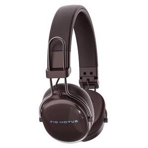 lot 48090 image: FIO MOTUS Active Noise Cancellation Wireless Bluetooth On-Ear Headphoneswith - Hi Res Sound Up to 55H Battery Life, Lightweight, Comfortable, Foldable Design, for Home Office Travel, Dark Brown - Retail $30