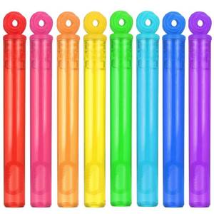 lot 54852 image: 32-Piece 8 Colors Mini Bubble Wands Assortment Party Favors Toys for Kids Child, Christmas Celebration,Thanksgiving New Year, Themed Birthday,Wedding, Bath Time,Summer Outdoor Gifts for Girls Boys - Retail $7