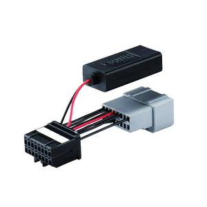 lot 54869 image: Hifihia Dashcam Power Adapter (16-Pin Type) Compatible with 2007-2015 GM GMC Silverado Sierra Tahoe Yukon Built-in USB Power Source, Connects to Rear View Mirror Plug - Retail $24