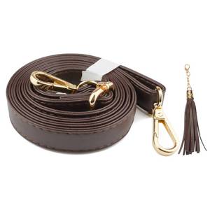 lot 54879 image: Beaulegan Purse Strap Replacement - Full Grain Microfiber Leather - 59 Inch Long Adjustable for Crossbody Shoulder Bag - 0.7 Inch Wide, Dark BrownGold - Retail $15