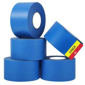 lot 54882 image: Fyguard 5 Rolls Painters Tape 2 Inch Wide, Blue Painters Tape Bulk 1.89In x 55Yd x 5 Rolls Blue Tape, Multi-Surface Masking Tape for Wall Painting Edge Treatment DIY Crafts, Total 275 Yards - Retail $22
