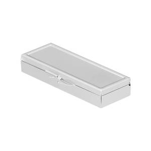 lot 54894 image: Healifty Box Pill Storage Case Medication Organizer Weekly Stainless Steel 7 Day Pill Case Daily Pill Organizer Pill Storage containers Medicine Organizer Blush Travel Square - Retail $9