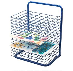 lot 2002 image: Cre8tive Minds Marvel Education 15 Shelf Sturdy, Powder Coated Wire Rack, Free-Standing