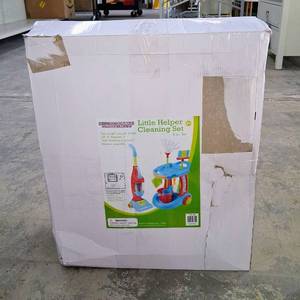 lot 2010 image: Childrens Pretend Play Plastic Cleaning Set By CP Toys, Ages 3, Requires 2 AA Batteries (not included)