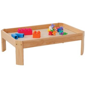 lot 2020 image: Constructive Playthings Kids Wooden Activity Table  Natural