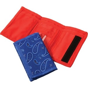 lot 3012 image: US Toy 4611 Bandana Wallets for Kids - 12 Pack