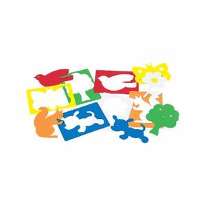 lot 3078 image: U.S. Toy Company Art Stencils - Outdoor Life Wash-Clean Stencil Set