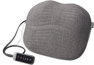 lot 6008 image: HoMedics Body Flex Mini Stretch Mat with Heat, Stretching Programs, 2 Intensity Levels, Improve Posture, Release Tension, Home Relaxation, Lie-Down Pad, Programmable, Grey. Great Fathers Day Gift