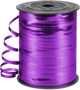 lot 6067 image: Lot of 2, HimBen 500 Yards Curling Ribbon for Gift Wrapping, 316 Balloon String for Christmas Valentine Birthday Wedding Party Festival Decoration, Crafts, Flower Bouquet(Metallic Purple)
