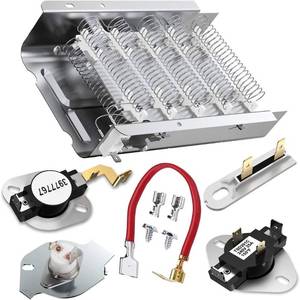 lot 6079 image: 2026 UPGRADE 279838 Dryer Heating Element for Whirlpool Kenmore Roper Maytag Amana Admiral Dryer Heating Element Part Thermostat Thermal Fuse medx655dw1 500 600 70 80 Series Model 110 Dryer Part