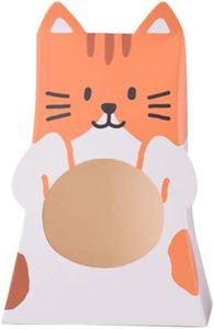 lot 6095 image: 50pcs Foldable Cat-shaped Present Boxes for Candy and Treats Cute Paper Favor Boxes for Weddings Showers and Birthday Parties Sturdy and Portable Party Supplies