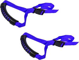 lot 6136 image: 2 PCS Car Adjustable Grab Handle, Portable Auto Cane Grab Handle, Safety Assist Support Grab Bar for Elderly Disabled, Vehicle Mobility Assist Device Accessories (Blue)