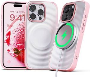 lot 6138 image: Miak Scoop for iPhone 16 Pro Case, Lightweight, Protective, Compatible with MagSafe for iPhone 16 Pro 6.3 , Strawberry