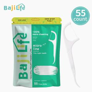lot 6150 image: Dental Floss Picks(110 Count) - Tooth Floss Picks, Tooth Picks Flossers for Adults, Floss Picks for Teeth, 55 Count (2 Pack) & 8 Count Portable Tooth Floss Picks Holder